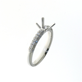 RLD01153 18k White Gold Diamond Ring