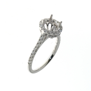 RLD01158 18k White Gold Diamond Ring