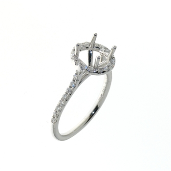 RLD01159 18k White Gold Diamond Ring