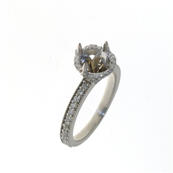 RLD01167 18k White Gold Diamond Ring