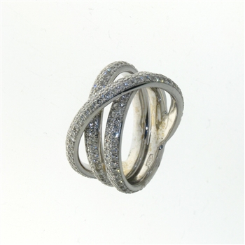 RLD01280 18k Rose Gold Diamond Ring