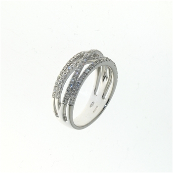 RLD01280 18k White Gold Diamond Ring