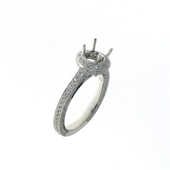 RLD01294 18k White Gold Diamond Ring