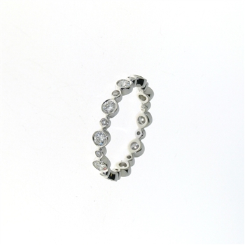 RLD01326 18k White Gold Diamond Ring