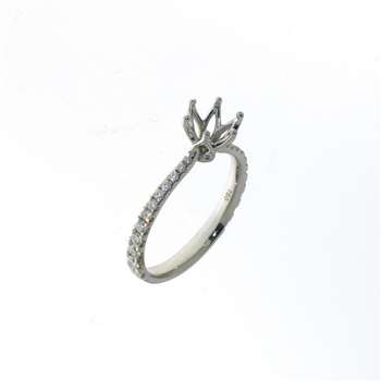 RLD01411 18k White Gold Diamond Ring