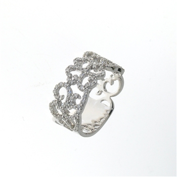 RLD01430 18k White Gold Diamond Ring