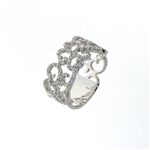 RLD01434 18k White Gold Diamond Ring