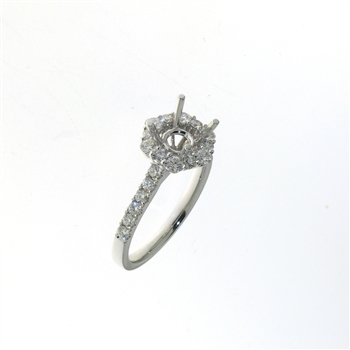 RLD01507 18k White Gold Diamond Ring