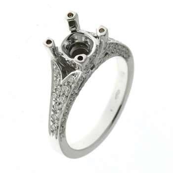 RLD5192 18k White Gold Diamond Ring