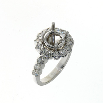 RLD5802 18k White Gold Diamond Ring