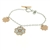 SSB1204 Sterling Silver Mother-of-Pearl CZ Bracelet