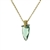 PLD0035 18k White & Yellow Gold Quartz Pendant