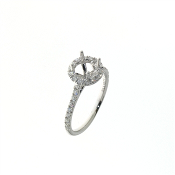 RLD01185 18k White Gold Diamond Ring