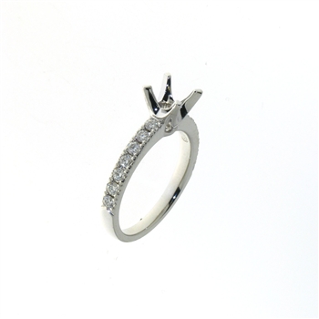 RLD01266 18k White Gold Diamond Ring