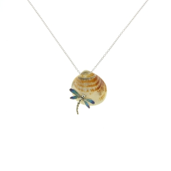 SG1061 Sterling Silver Seashell Necklace