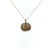 SG1084 18k Gold Diamond Seashell Necklace