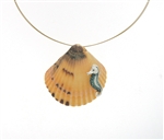 SG1094 Sterling Silver Shell Necklace