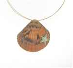 SG1096 Sterling Silver Seashell Necklace