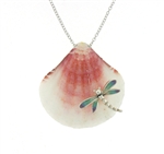SG1098 Sterling Silver Shell Necklace