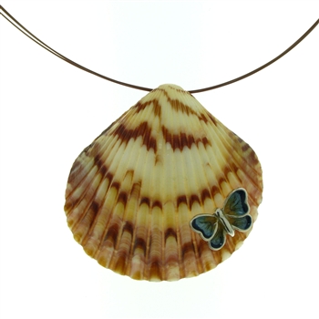 SG1110 Sterling Silver Seashell Pendant