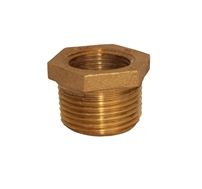 3/4" to 1" brass red bushing