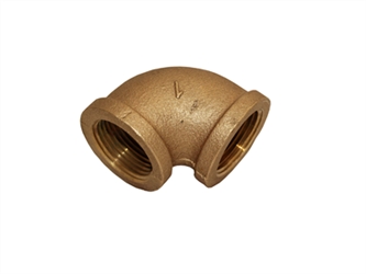 1" fpt brass 90 degree elbow