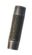 3/8" x 1-1/2" short black nipple