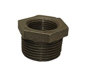 1 1/2" x 1" black reducer bushing