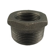 1/2" x 3/8" black reducer bushing