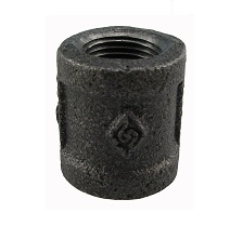 1/2" fpt black coupling