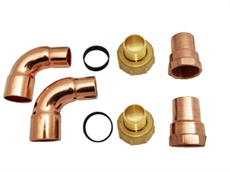 brazed plate to domestic water kit