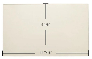 Vogelzang Colonial TR004 Replacement Ceramic Wood Stove Glass