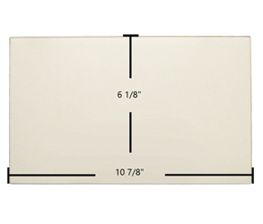 Appalachian 36-BW Replacement Ceramic Wood Stove Side Glass