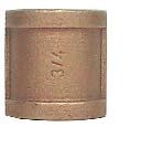 Brass 1-1/4" Coupling