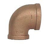 brass 1-1/4" x 1" reducing elbow