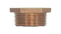 Brass 1/2" x 3/8" Hex Bushing