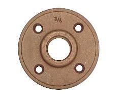Brass 1" Sweat Floor Flange