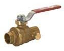 Forged Brass 3/4" 800 Series Ball Valve With Drain