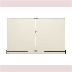 Gibraltar 18" x 8" Replacement Ceramic Wood Stove Glass