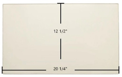 Osburn Matrix Replacement Ceramic Wood Stove Glass