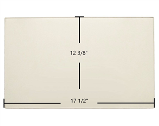 Dovre 425 Replacement Ceramic Wood Stove Glass