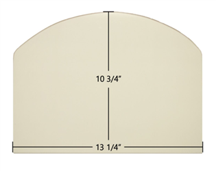 Consolidated Dutchwest Small #2477 non-cat Replacement Ceramic Wood Stove Glass