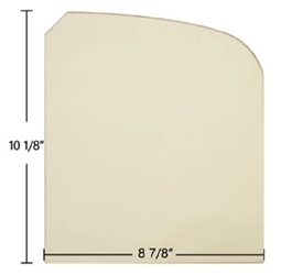 Vermont Castings Encore 1450 With Notch cut (Left Door) Replacement Ceramic Wood Stove Glass
