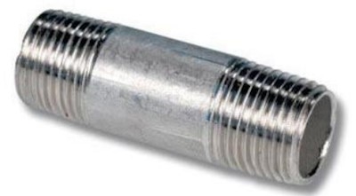 Stainless Steel 1/2" x 1-1/8" Nipple