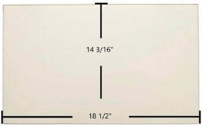 Hearthstone Champlain DV8302 Replacement Ceramic Wood Stove Glass