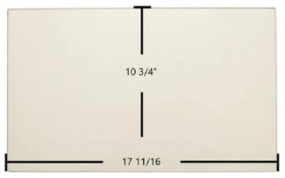 Hearthstone Tudor DV 8120 Replacement Ceramic Wood Stove Glass
