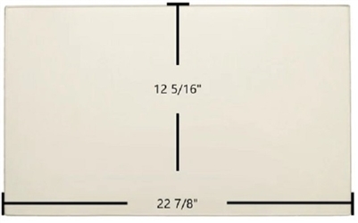 Hearthstone Clydesdale 8490, 8491 Replacement Ceramic Wood Stove Glass