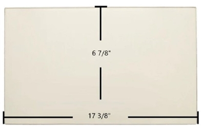 Surdiac 515 Replacement Ceramic Wood Stove Glass