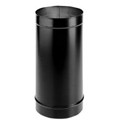 6" DuraBlack Single Wall Black Pipe - 48"