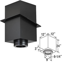 6" Duratech 24" Square Ceiling Support Box